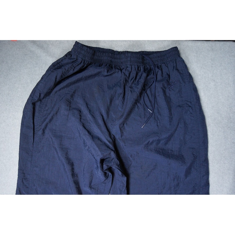 Vintage Reebok Pants Mens XL Blue Windbreaker 90s Y2K Gorpcore Outdoors Adult - Picture 2 of 14